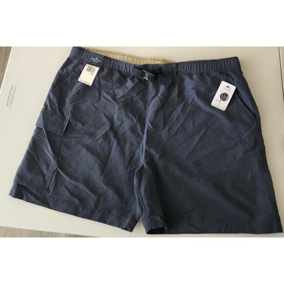 Navy Blue Nautica Explorer Shorts XXL Rapid Dry Built in Key‎ Clip - Picture 1 of 6